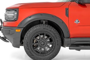 Ford Bronco Sport Pocket Fender Flares - Rough Country - JS Iconic Silver - '21-'25